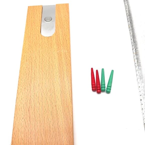 Vintage 1967 Pacific Game Co. Hardwood Cribbage Board #702 Made In USA + Box - Picture 5 of 5